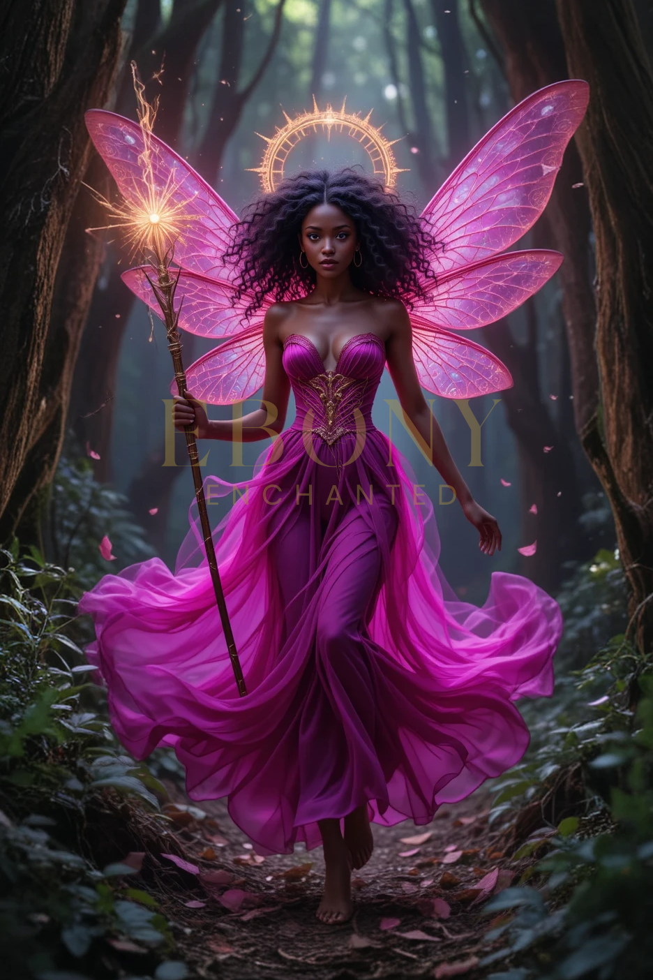 Magenta Forest Enchantress Digital Download