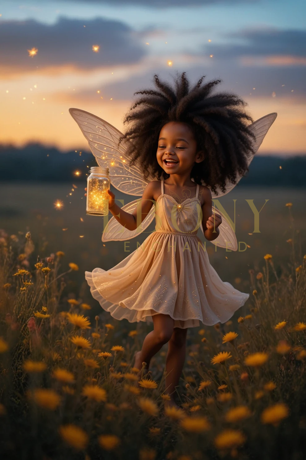 Fairy Catching Fireflies Digital Download