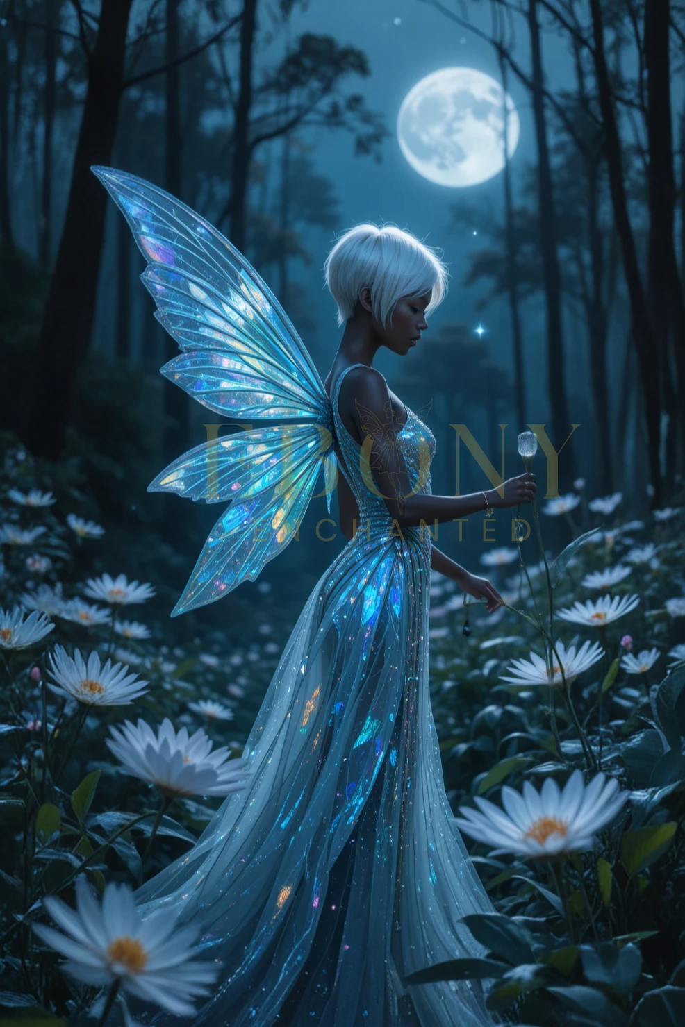 Platinum Bob Cut Fairy Digital Download