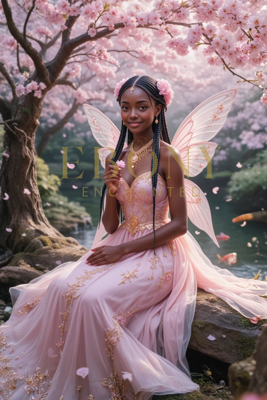 Sakura Blossom Fairy Digital Download